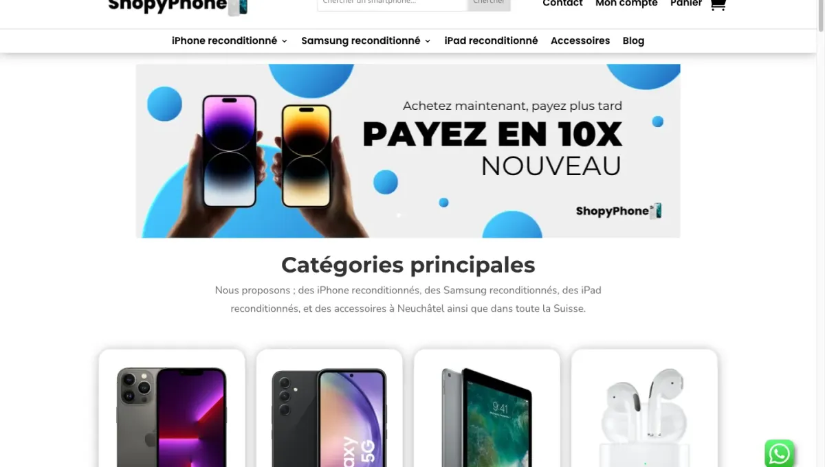 ShopyPhone : d'une expertise locale à un e-commerce visible en Suisse